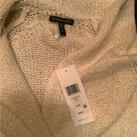 EILEEN FISHER Org Cotton Cardigan - Picture 4 of 5